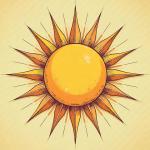poster Vintage Sun 